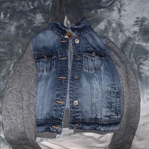 American Eagle Denim Jacket Hoodie Combo